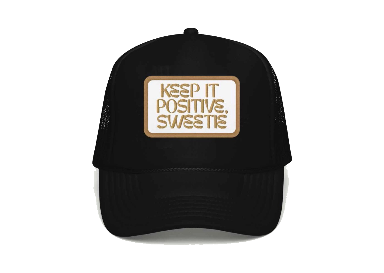 "KIPS" Black Trucker Hat