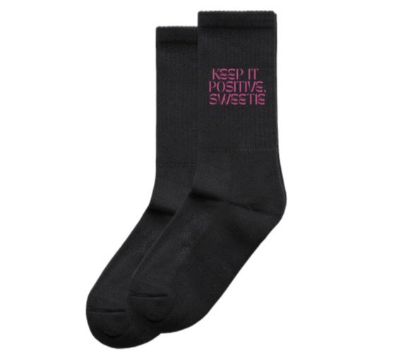 KIPS Socks - Black/Pink