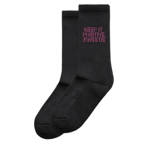 KIPS Socks - Black/Pink