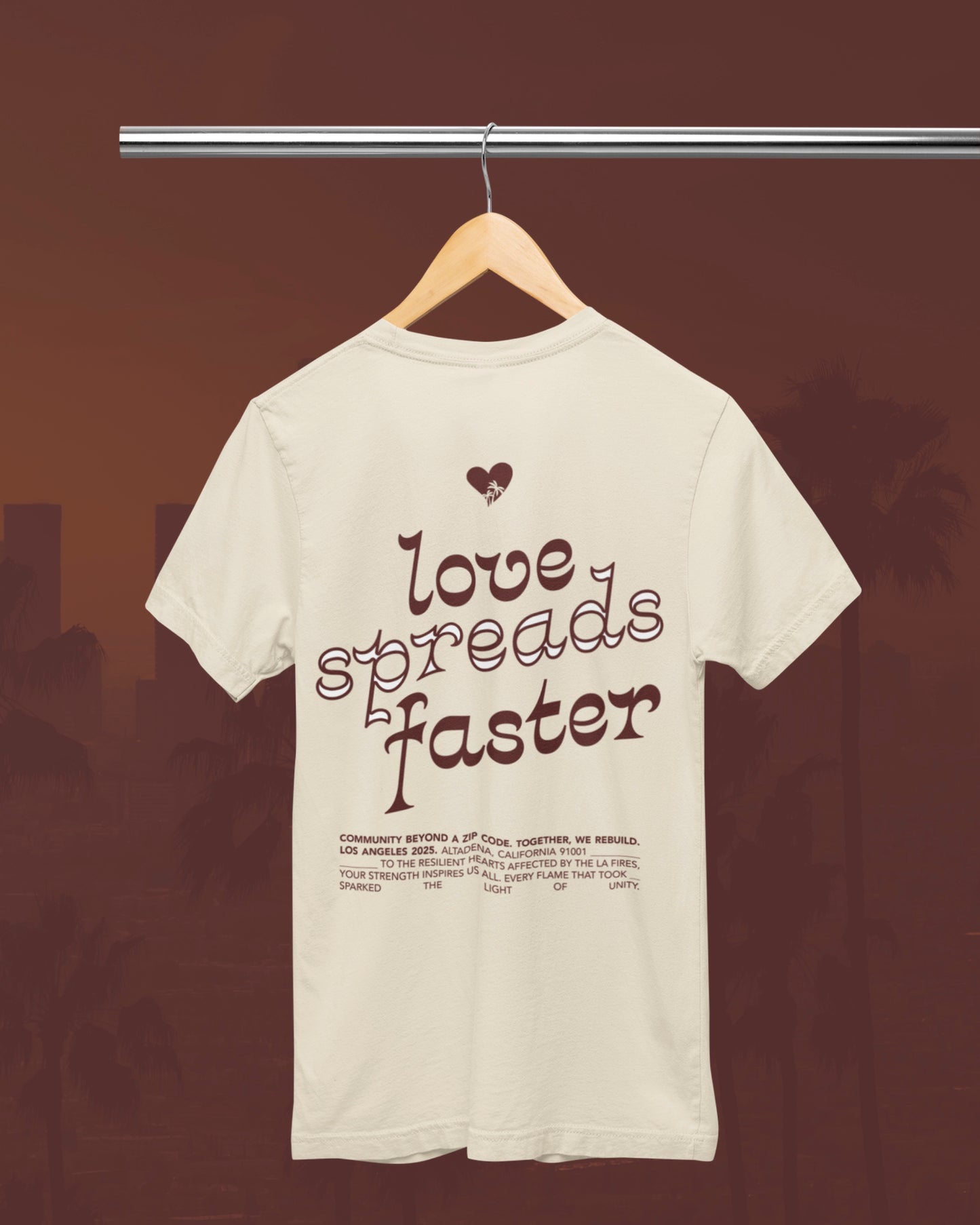 PRE-ORDER: "LOVE SPREADS FASTER" UNISEX TEE