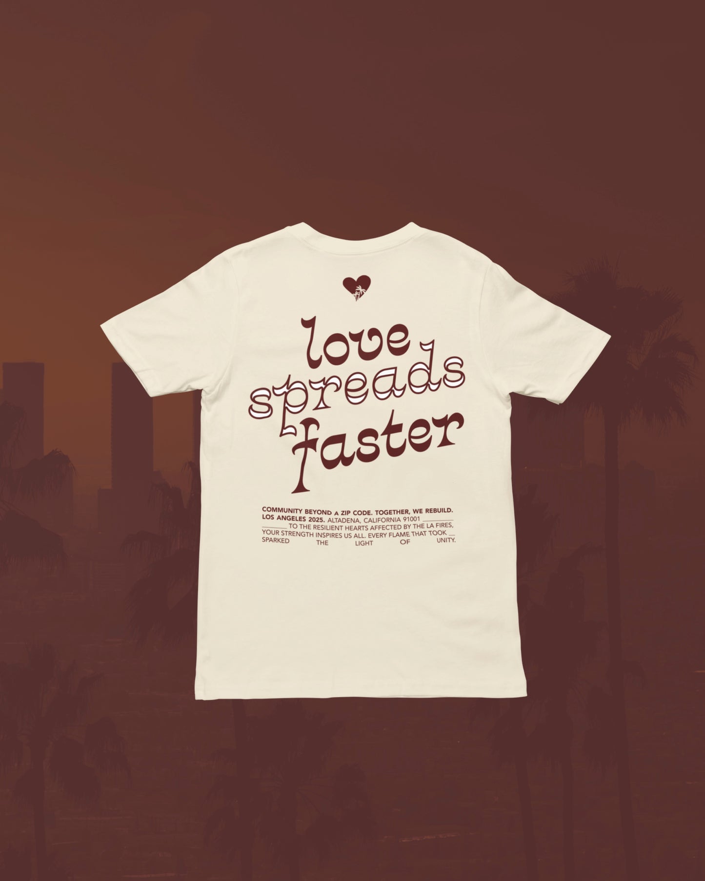 PRE-ORDER: "LOVE SPREADS FASTER" UNISEX TEE