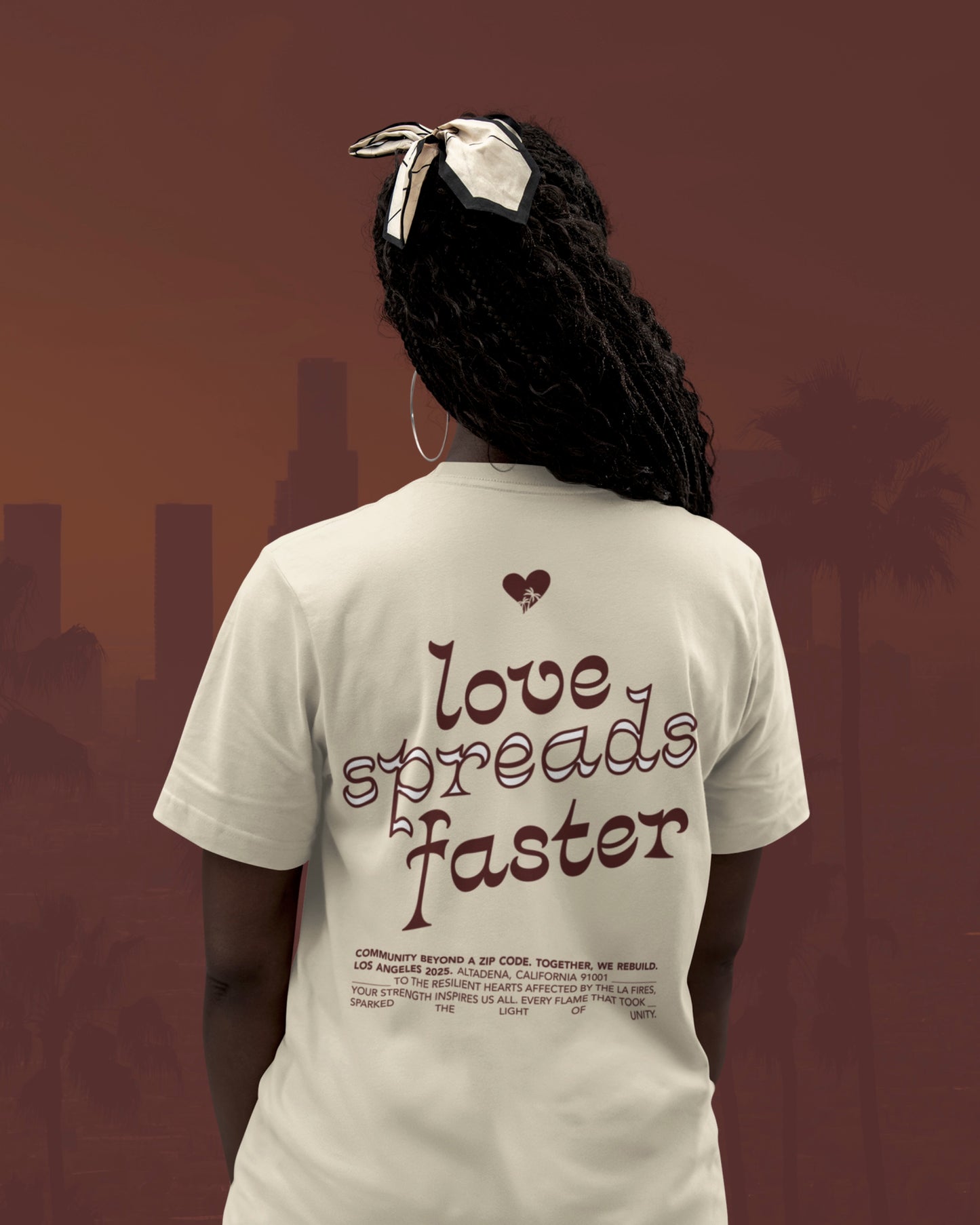 PRE-ORDER: "LOVE SPREADS FASTER" UNISEX TEE