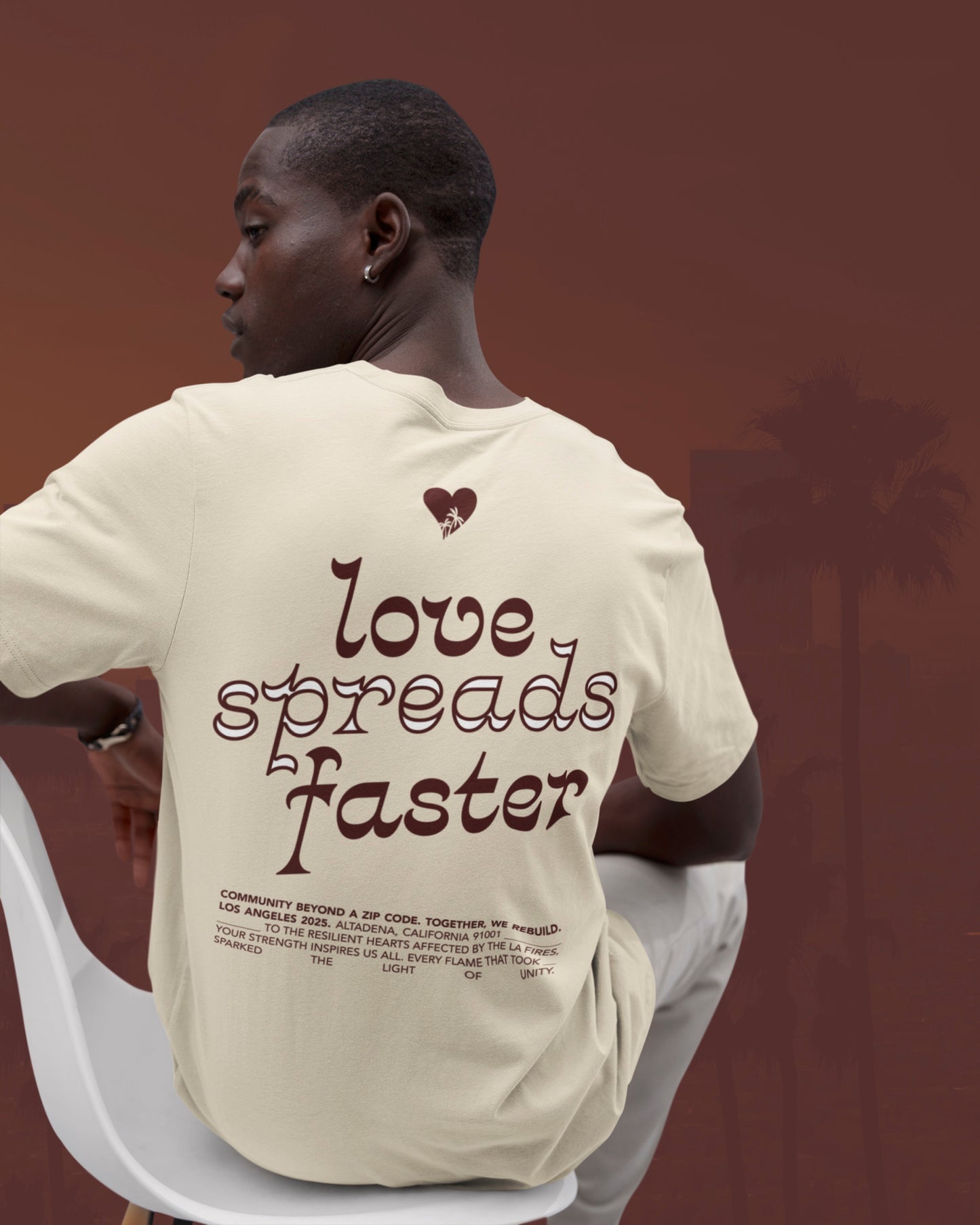 PRE-ORDER: "LOVE SPREADS FASTER" UNISEX TEE