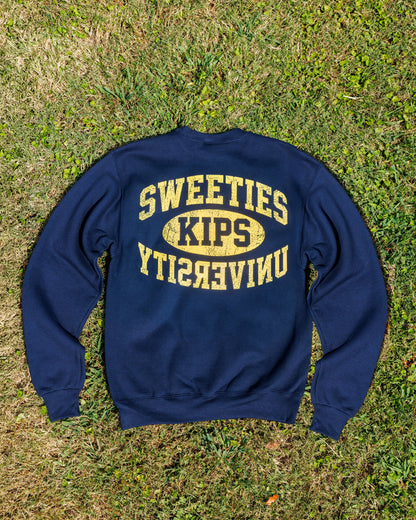 Sweeties University crewneck, back print
