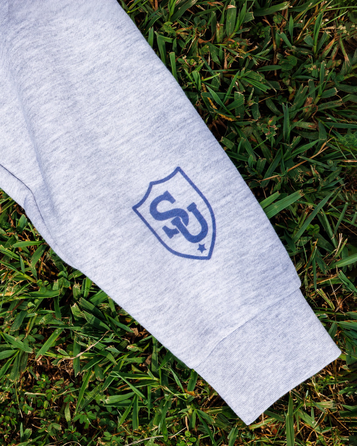 Sweeties University hoodie, sleeve shield logo