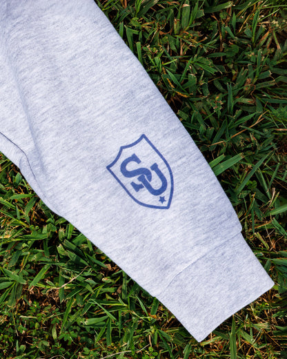 Sweeties University hoodie, sleeve shield logo