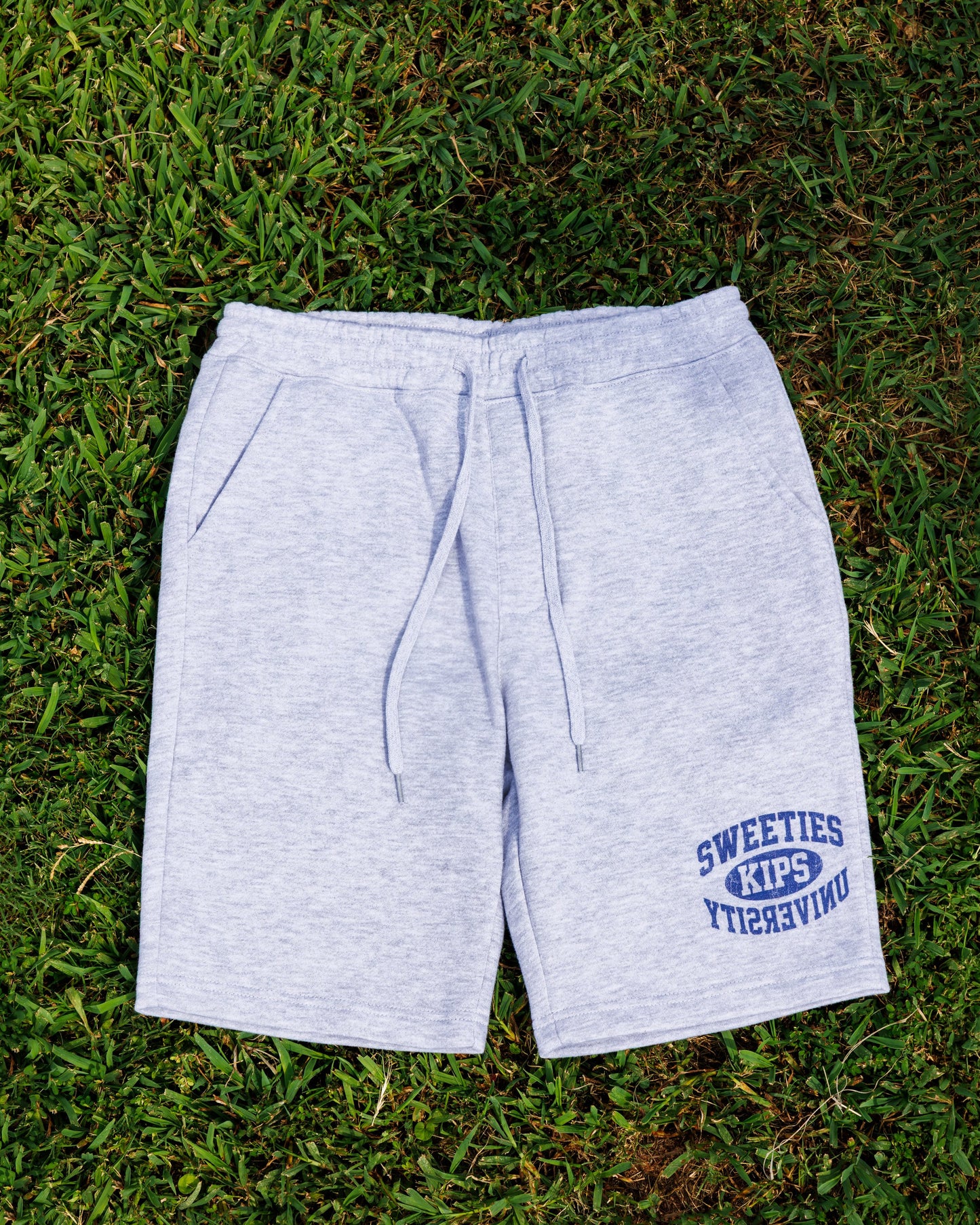Sweeties University sweat shorts, heather grey