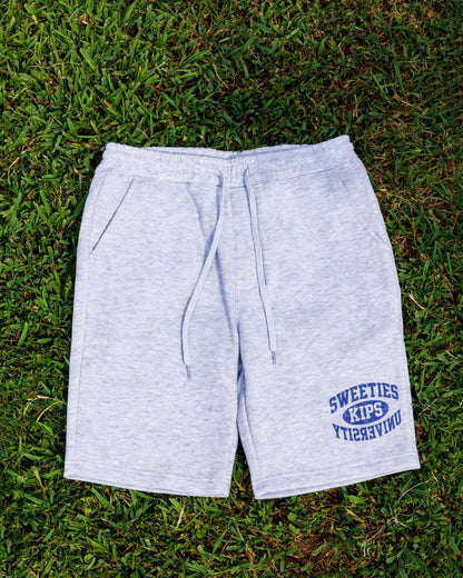 Sweeties University sweat shorts, heather grey